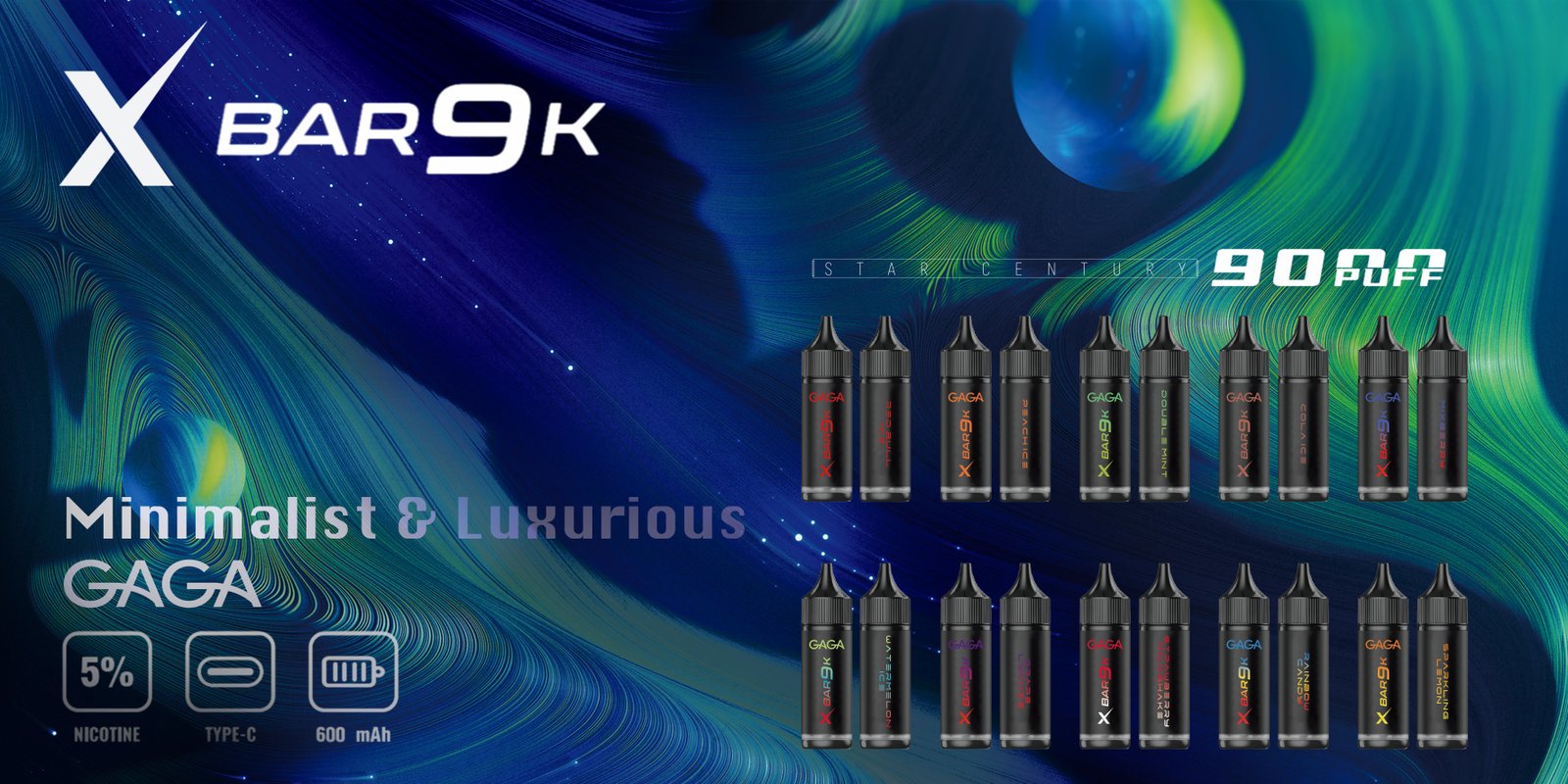 GAGA X Bar 9K Collection